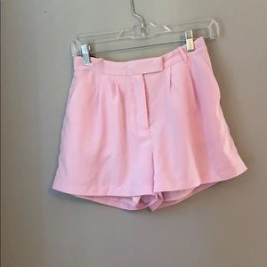 Topshop pink, high waisted short